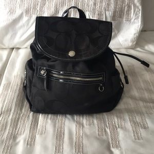 Coach Canvas Backpack